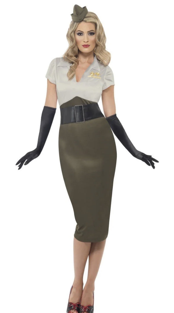 WW2 Army Pin Up Spice Darling Costume